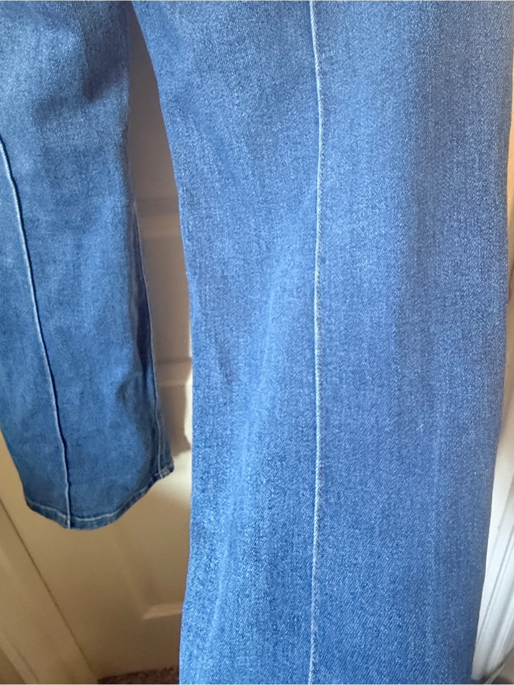 Judy Blue Mid-Blue Boyfriend Jeans with Front Seams - Picture 8 of 9